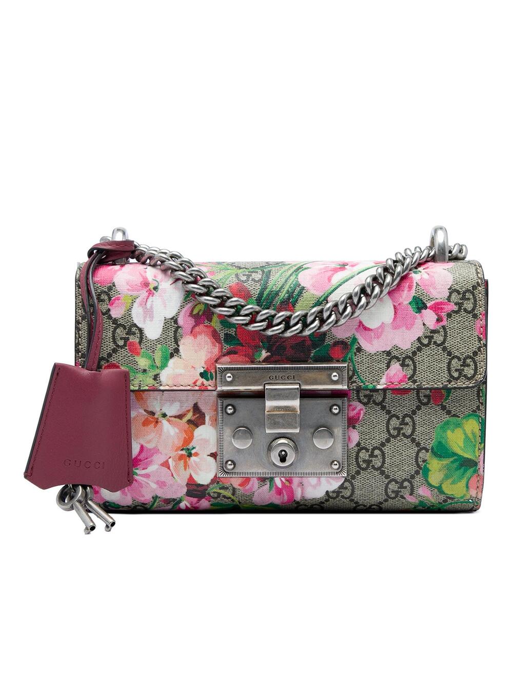 Gucci Small Gg Supreme Blooms Padlock #374634G88B